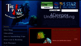 What The-diveinn.com website looked like in 2016 (7 years ago)