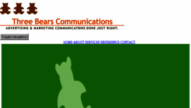 What Threebears.com website looked like in 2016 (7 years ago)