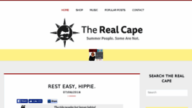What Therealcape.com website looked like in 2016 (7 years ago)