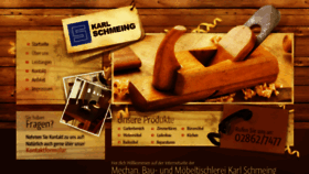 What Tischlerei-schmeing.de website looked like in 2016 (7 years ago)