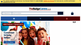 What Thebadgecentre.co.uk website looked like in 2016 (7 years ago)