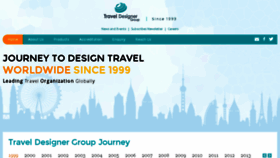 What Traveldesignergroup.com website looked like in 2016 (7 years ago)