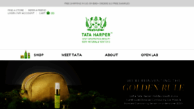 What Tataharper.com website looked like in 2016 (7 years ago)