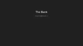 What Thebank.co website looked like in 2016 (7 years ago)