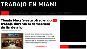 What Trabajoenmiami.com website looked like in 2016 (7 years ago)