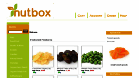 What Thenutbox.com website looked like in 2016 (7 years ago)