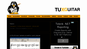 What Tuxguitar.com.ar website looked like in 2016 (7 years ago)