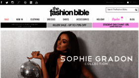 What Thefashionbible.co.uk website looked like in 2016 (7 years ago)