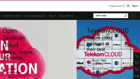 What Telekomcloud.com website looked like in 2016 (7 years ago)