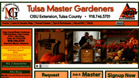 What Tulsamastergardeners.org website looked like in 2016 (7 years ago)