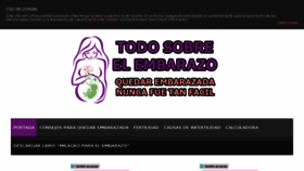 What Todosobreelembarazo.com website looked like in 2016 (7 years ago)