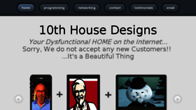 What Tenthhouse.com website looked like in 2016 (7 years ago)