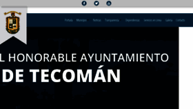What Tecoman.gob.mx website looked like in 2016 (7 years ago)