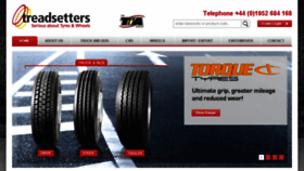 What Treadsetters.co.uk website looked like in 2016 (7 years ago)
