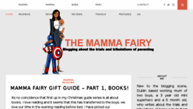 What Themammafairy.com website looked like in 2016 (7 years ago)