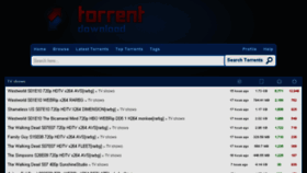 What Torrentdownload.ch website looked like in 2016 (7 years ago)