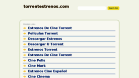 What Torrentestrenos.com website looked like in 2016 (7 years ago)