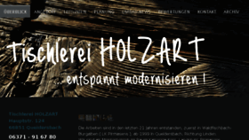 What Tischlerei-holzart.com website looked like in 2016 (7 years ago)
