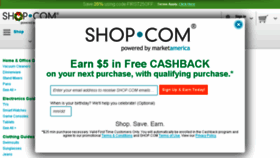 What Theshoppingvine.com website looked like in 2016 (7 years ago)
