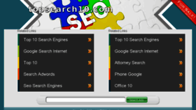 What Topsearch10.com website looked like in 2016 (7 years ago)