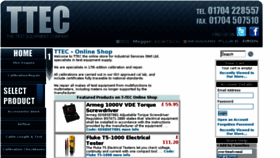 What Ttec.co.uk website looked like in 2016 (7 years ago)