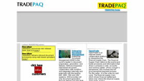 What Tradepaq.com website looked like in 2016 (7 years ago)