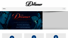 What Thedreamercomic.com website looked like in 2016 (7 years ago)
