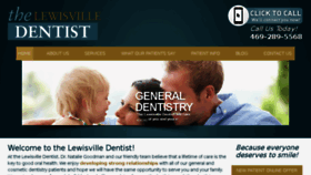 What Thelewisvilledentist.com website looked like in 2016 (7 years ago)