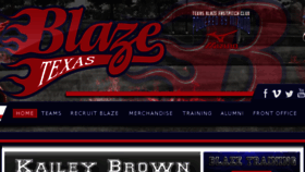 What Texasblaze.org website looked like in 2016 (7 years ago)