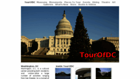 What Tourofdc.org website looked like in 2016 (7 years ago)