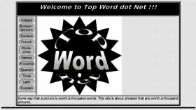 What Topword.net website looked like in 2016 (7 years ago)