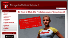 What Tlv-sport.de website looked like in 2016 (7 years ago)