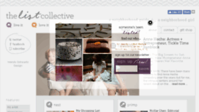What Thelistcollective.com website looked like in 2016 (7 years ago)