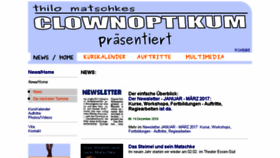What Thilomatschke.com website looked like in 2016 (7 years ago)