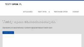 What Testyopon.pl website looked like in 2016 (7 years ago)