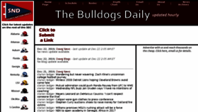What Thebulldogsdaily.com website looked like in 2016 (7 years ago)