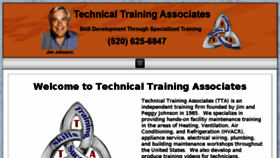 What Techtrainassoc.com website looked like in 2016 (7 years ago)