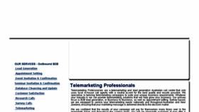 What Telemarketingprofessionals.com.au website looked like in 2016 (7 years ago)