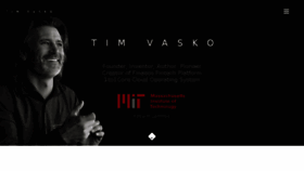 What Timvasko.com website looked like in 2016 (7 years ago)