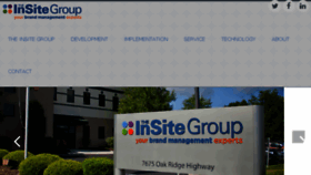 What Theinsitegroup.com website looked like in 2016 (7 years ago)
