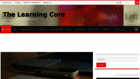What Thelearningcore.com website looked like in 2016 (7 years ago)