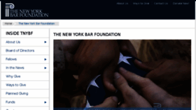What Tnybf.org website looked like in 2016 (7 years ago)