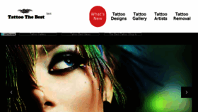 What Tattoothebest.com website looked like in 2016 (9 years ago)