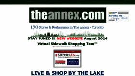 What Theannex.com website looked like in 2016 (7 years ago)