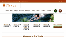 What Thevisala.com website looked like in 2016 (7 years ago)