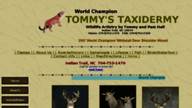 What Tommystaxidermy.com website looked like in 2016 (7 years ago)