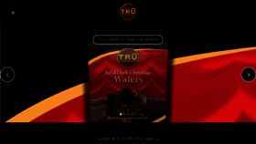 What Tru-chocolate.com website looked like in 2016 (7 years ago)