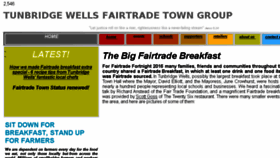 What Twfairtrade.org.uk website looked like in 2016 (7 years ago)