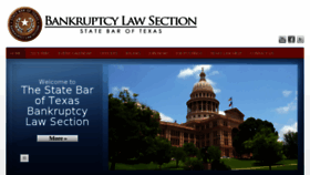 What Txbankruptcylawsection.com website looked like in 2016 (7 years ago)