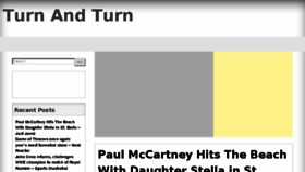 What Turnandturn.com website looked like in 2016 (7 years ago)